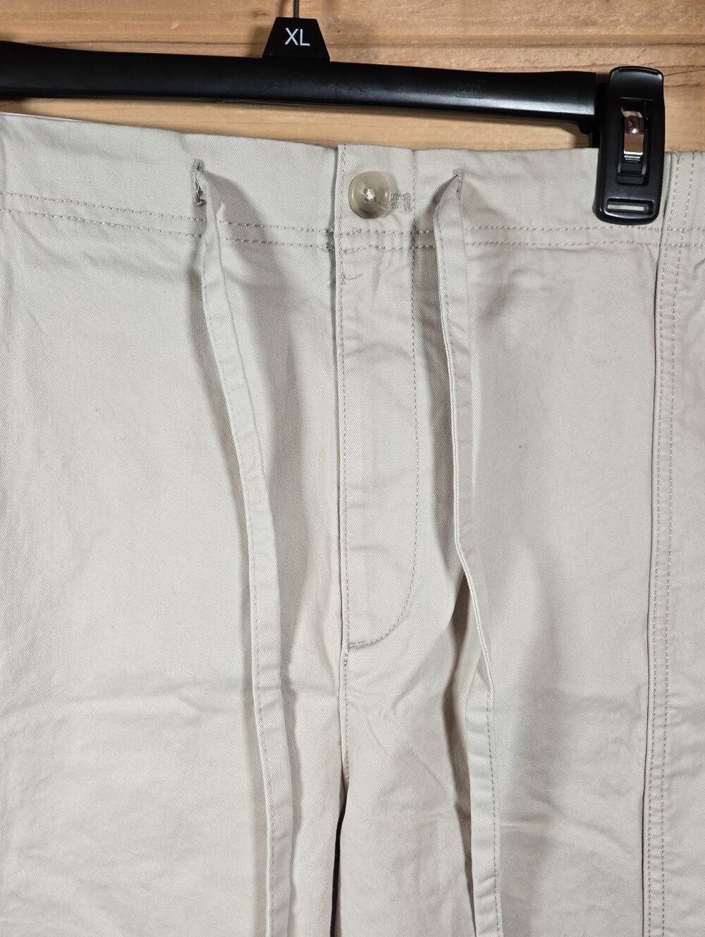 Banana Republic Tapered Ankle Chino Pant XXL 2XL Mid Rise NWT Beige Stretch